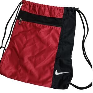 Nike Golf Cinch‎ Sack Drawstring Back Pack Red Black